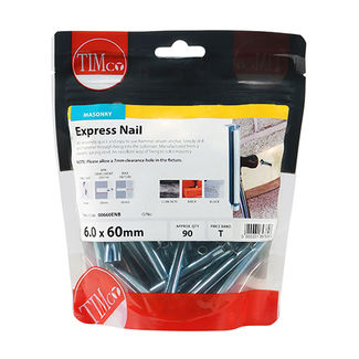 TIMCO Express Nails Silver - 6.0 x 60