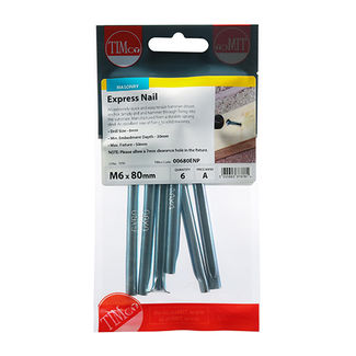 TIMCO Express Nails Silver - 6.0 x 80