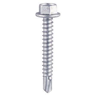 TIMCO Self-Drilling Light Section Silver Screws - 8 x 1/2