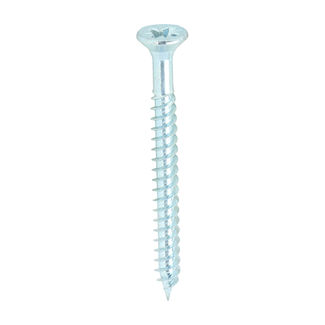 TIMCO Twin-Threaded Countersunk Silver Woodscrews - 6 x 1 1/2