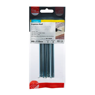 TIMCO Express Nails Silver - 8.0 x 110