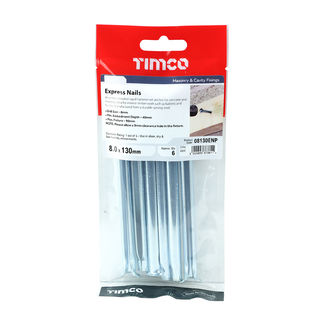 TIMCO Express Nails Silver - 8.0 x 130