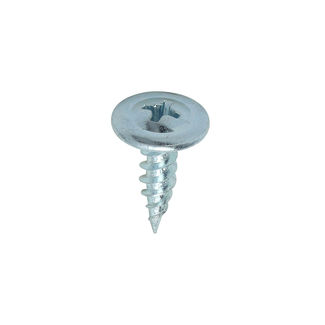 TIMCO Sharp Point Wafer Head Silver Screws - 8 x 9/16