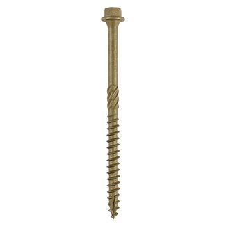 TIMCO Timber Screws Hex Flange Head Exterior Green - 6.7 x 100