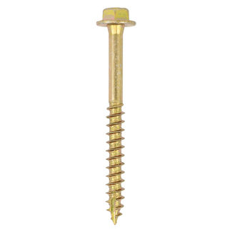 TIMCO Solo Advanced Hex Head Gold Coach Woodscrews - 10.0 x 160