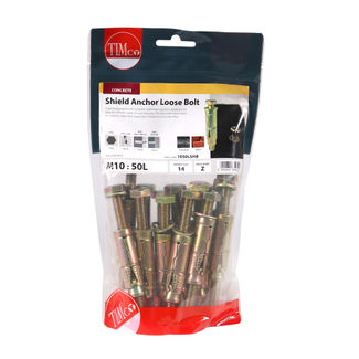 TIMCO Shield Anchors Loose Bolt Gold - M10:50L