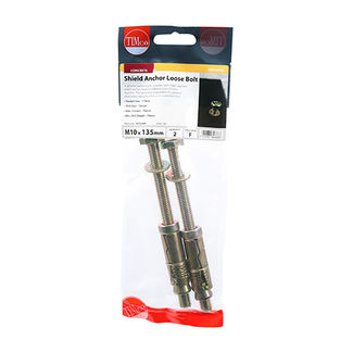 TIMCO Shield Anchors Loose Bolt Gold - M10:75L (M10 x 135)