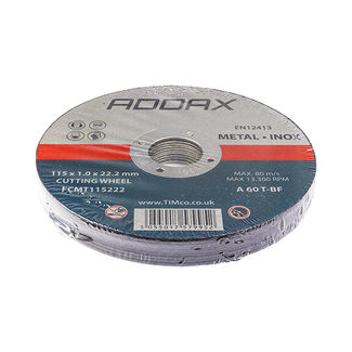 TIMCO B/Abrasive Flat Wheel Inox - 115 x 22.2 x 1.0