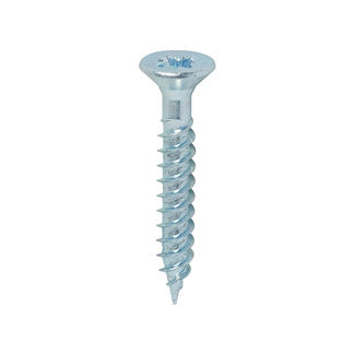 TIMCO Twin-Threaded Countersunk Silver Woodscrews - 12 x 1 1/2