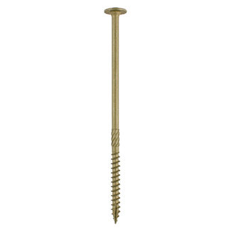 TIMCO Wafer Head Exterior Green Timber Screws  - 6.7 x 125