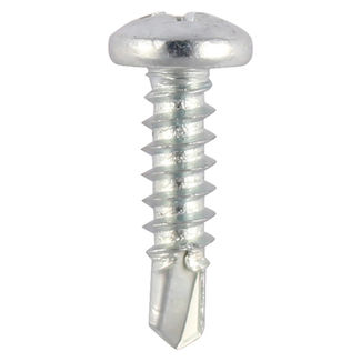 TIMCO Window Fabrication Screws Pan PH Self-Tapping Thread Self-Drilling Point Zinc - 4.2 x 16