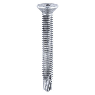 TIMCO Window Fabrication Screws Countersunk PH Metric Thread Self-Drilling Point Zinc - M4 x 32