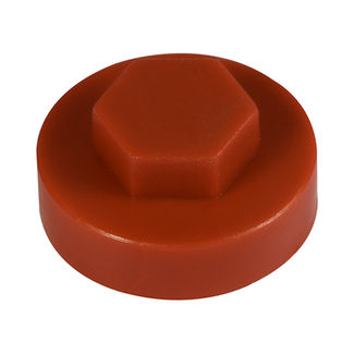 TIMCO Hex Head Cover Caps Terracotta - 16mm