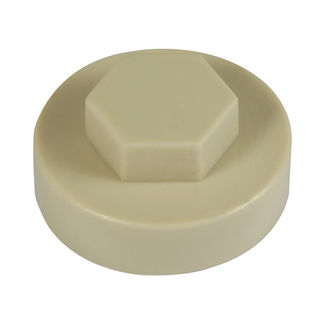 TIMCO Hex Head Cover Caps Beige - 16mm