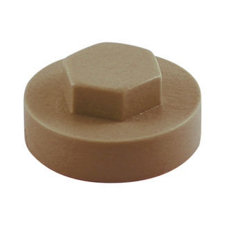 TIMCO Hex Head Cover Caps Merlin Grey - 16mm