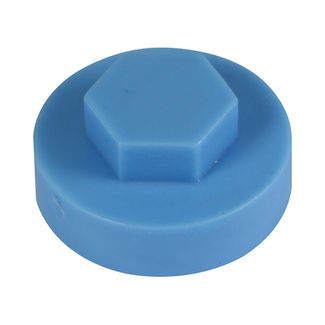 TIMCO Hex Head Cover Caps Cornflower - 16mm