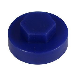 TIMCO Hex Head Cover Caps Ultra Marine - 16mm