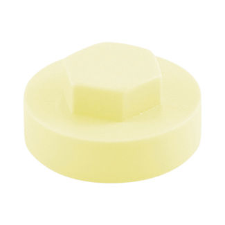 TIMCO Hex Head Cover Caps White (Creamy) - 16mm