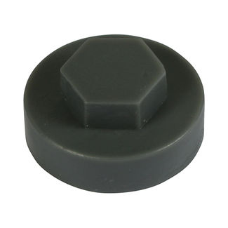 TIMCO Hex Head Cover Caps Slate Grey - 19mm