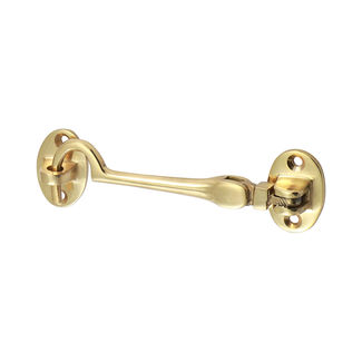 TIMCO Cabin Hook Polished Brass - 100mm