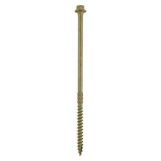 TIMCO Timber Screws Hex Flange Head Exterior Green - 6.7 x 200