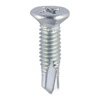 TIMCO Window Fabrication Screws Countersunk Facet PH Metric Thread Self-Drilling Point Zinc - M4 x 16