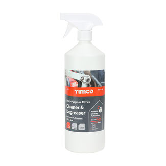 TIMCO Multi-Purpose Citrus Cleaner & Degreaser, Commercial Spray Degreaser with Citrus Scent - 1L 