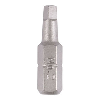 TIMCO Square Driver Bit S2 Grey - No.2 x 25