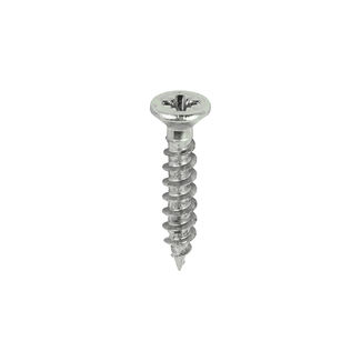 TIMCO Classic Multi-Purpose Reduced Head Countersunk Nickel Piano Hinge Woodscrews - 3.0 x 16