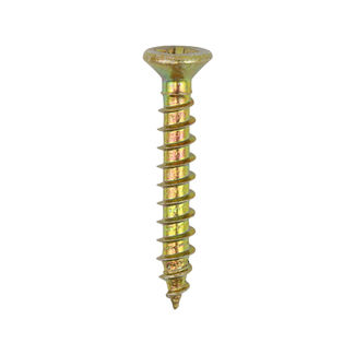 TIMCO Classic Multi-Purpose Reduced Head Countersunk Gold Piano Hinge Woodscrews - 3.0 x 20