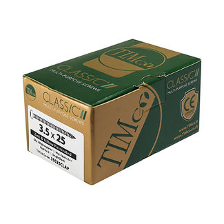 TIMCO Classic Multi-Purpose Pan Head Gold Woodscrews - 3.5 x 12