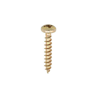 TIMCO Classic Multi-Purpose Pan Head Gold Woodscrews - 3.5 x 16