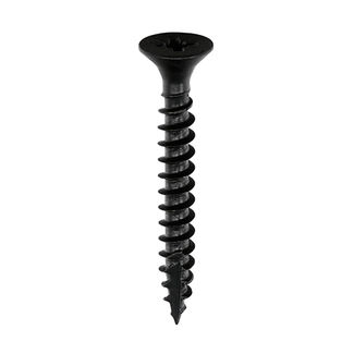 TIMCO Classic Multi-Purpose Countersunk Black Woodscrews - 3.5 x 25