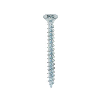 TIMCO Solo Countersunk Silver Woodscrews - 4.0 x 40