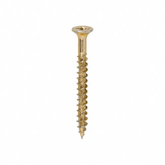 TIMCO Velocity Premium Multi-Use Countersunk Gold Woodscrews - 4.0 x 40