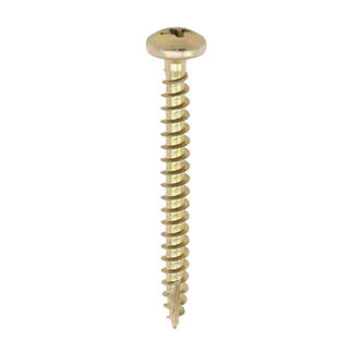 TIMCO Classic Multi-Purpose Pan Head Gold Woodscrews - 4.0 x 50