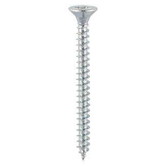 TIMCO Solo Countersunk Silver Woodscrews - 4.0 x 70