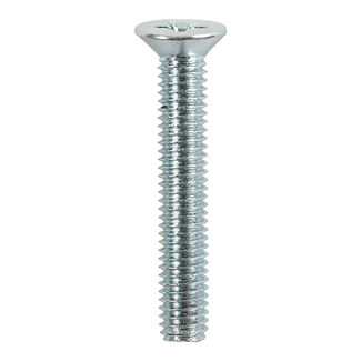 TIMCO Machine Countersunk Silver Screws - M4 x 8