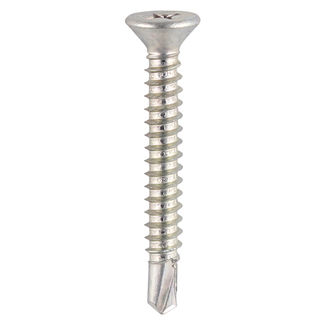 TIMCO Window Fabrication Screws Countersunk PH Self-Tapping Self-Drilling Point Zinc - 4.8 x 60