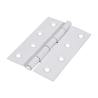 TIMCO Butt Hinges Fixed Pin (1838) Steel White - 100 x 70