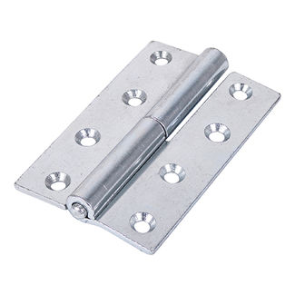 TIMCO Lift Off Hinges (457) Right Hand Steel Silver - 101 x 63