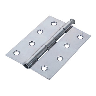 TIMCO Butt Hinges Loose Pin (1840) Steel Silver - 100 x 71