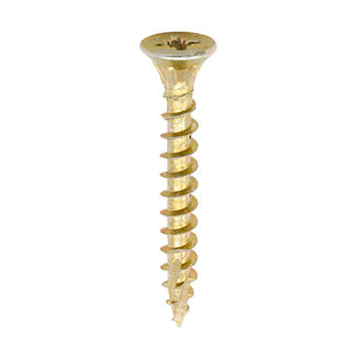 TIMCO C2 Strong-Fix Multi-Purpose Premium Countersunk Gold Woodscrews - 4.5 x 60