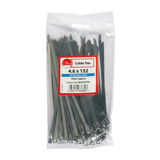 TIMCO Cable Ties A2 Stainless Steel - 4.6 x 152