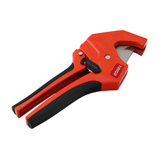 TIMCO Plastic Pipe Shears Professional Ratcheting PVC Tube Cutters - 46mm