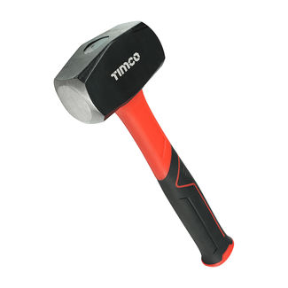 TIMCO Lump Hammer, Shock Absorbing Fibreglass Handle Fibreglass Handle Lump Club Hammer - 4lb