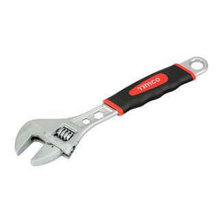 TIMCO Adjustable Wrench with Soft Grip Handle, Grips 0 - 38mm - 12" / 300mm