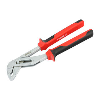 TIMCO Water Pump Pliers with Adjustable Anti-Slip Jaws and Soft-Grip Handles - 10" / 250mm