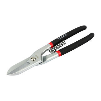 TIMCO Straight Cutting Tin Snips with Anti-Slip Grips - 10" - 250mm