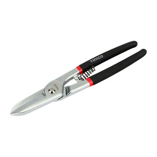 TIMCO Straight Cutting Tin Snips with Anti-Slip Grips - 12" - 300mm